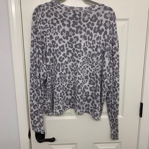soft cheetah long sleeve tee